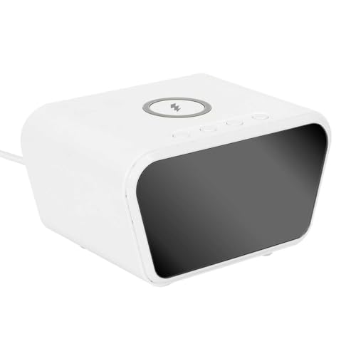 BE MIX, HT2163, Wecker mit 10-W-Induktionsladegerät, für Android und iPhone, praktische Funktionen: Alarm, Kalender, Thermometer, USB-C-Anschluss: Schnellverbindung BE MIX, HT2163, Wecker mit 10-W-Induktionsladegerät, für Android und iPhone, praktische Funktionen: Alarm, Kalender, Thermometer, USB-C-Anschluss: Schnellverbindung von Be Mix