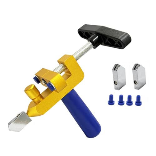 2-in-1-Glasschneidewerkzeug-Set, 3–15 mm Dicke, Handfliesenöffner, Schneidewerkzeug für Zuhause, DIY, Schneiden von Glas, Spiegel, Keramikfliesen (GD) von BE-TOOL