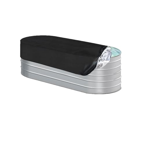 BE-TOOL 2,4 m ovale Tankabdeckung, Eiswassertherapie, Eisbadabdeckung, Kaltwasserabdeckung, ovaler Vorratstank, wasserdicht, reißfest, robust, hält Tanks sauber, Schwarz BE-TOOL 2,4 m ovale Tankabdeckung, Eiswassertherapie, Eisbadabdeckung, Kaltwasserabdeckung, ovaler Vorratstank, wasserdicht, reißfest, robust, hält Tanks sauber, Schwarz von BE-TOOL