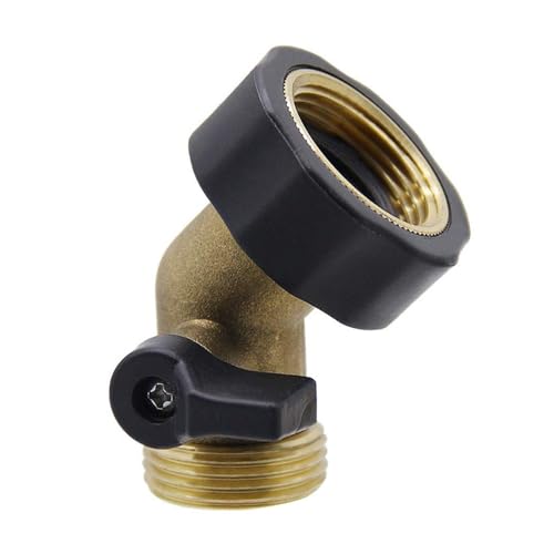 BE-TOOL 2 Stück Schlauchhahnanschluss, 3/4 Zoll 45 Grad Messing Winkelkugelhahn Schlauchanschlussadapter Schwanenhals Schlauchadapter für Gartenrasen im Freien BE-TOOL 2 Stück Schlauchhahnanschluss, 3/4 Zoll 45 Grad Messing Winkelkugelhahn Schlauchanschlussadapter Schwanenhals Schlauchadapter für Gartenrasen im Freien von BE-TOOL