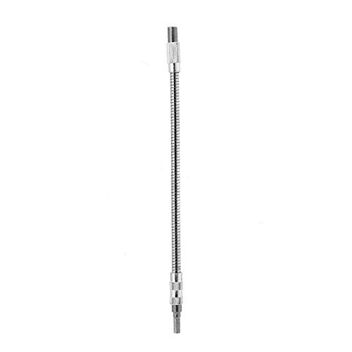 BE-TOOL Flexibler Schraubendreher 1/4 Zoll Verlängerung Schraubendreher Bohrer Bit Flexible Schaftverbindung für elektronische Bohrschrauber (150-400 mm), silber von BE-TOOL