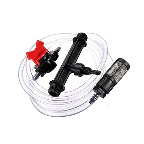 BE-TOOL Gartenbewässerungsgerät, G3/4 Bewässerungsdünger Venturi Dünger Injektor Schalter Wasserschlauch-Kit von BE-TOOL