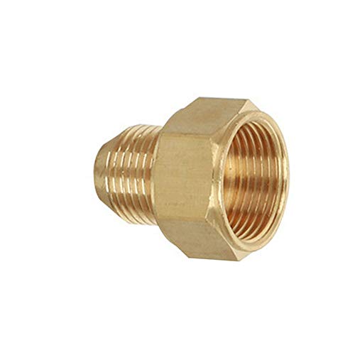Hochdruckreiniger-Adapter BE-TOOL 1 Stück Messing Hochdruckreiniger-Kupplungsadapter Schraube Schlauchverbinder (22 mm Buchse auf 18 mm Stecker) von BE-TOOL
