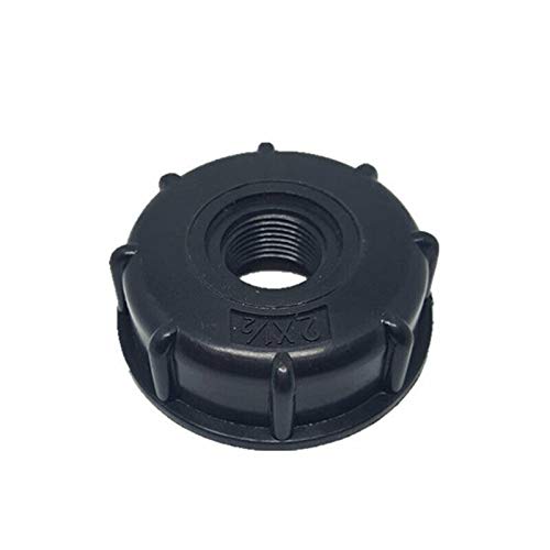 BE-TOOL IBC Wassertank-Adapter, 2 Stück, 2,5 cm IBC-Anschluss, 60 mm Grobgewinde-Auslass für 1000 Liter Tonnen Fässer, IBC-Fässer etc. von BE-TOOL