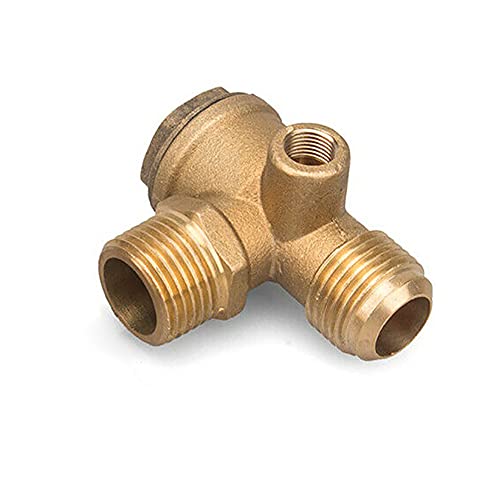 BE-TOOL Rückschlagventil Kompressor-Rückschlagventil 3-Wege-Luftkompressorventil für direkten Luftkompressor (weiblich, 3/8 Zoll x 14 mm x 1/8 Zoll,1.6MPa) von BE-TOOL