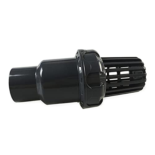 Schwarzes PVC-Fußventil, flaches Niederdruck-Rückschlagventil, Kunststoff-Rückschlagventil, geeignet für Wasserpumpen, Poolbrunnen(Φ63mm) von BE-TOOL