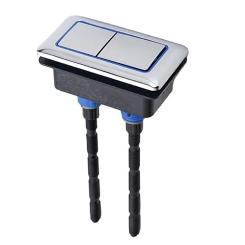 WC Dual Flush Button, Push Toilet Tank Button Replacement Rectangular Handle Cisterne Accessories for Efficient Flushing (Grey) von BE-TOOL