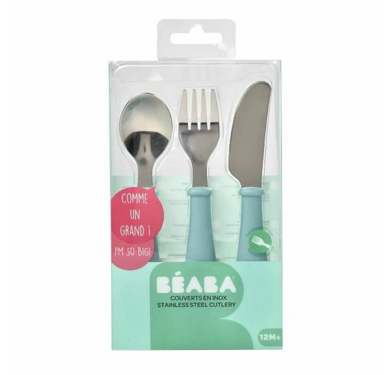BÉABA Besteck-Set Essbestecke Béaba Blau Metall 3-teilig, Metall von BÉABA