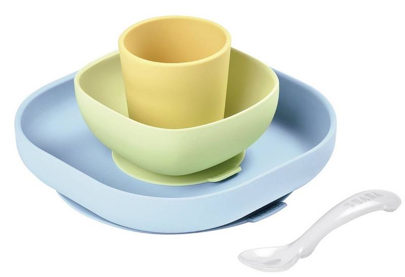 BÉABA Kindergeschirr-Set, Silikon von BÉABA