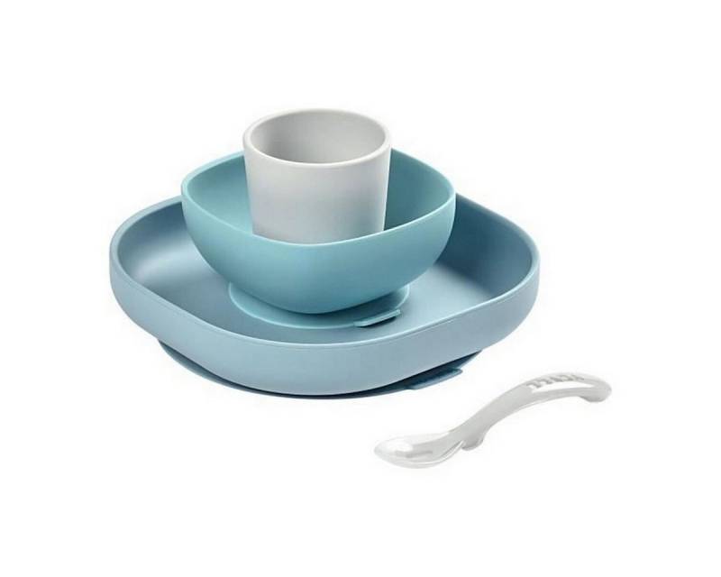 BÉABA Kindergeschirr-Set Kindergeschirrset Teller Geschirr-Set Béaba 4-teilig, Kunststoff von BÉABA