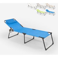 Aluminium faltbare Garten Strand Sonnenliege Mauritius - Blau Aluminium faltbare Garten Strand Sonnenliege Mauritius - Blau von BEACH AND GARDEN DESIGN