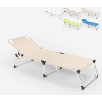 Aluminium faltbarer Garten Strand Sonnenliege Seychelles - Beige Aluminium faltbarer Garten Strand Sonnenliege Seychelles - Beige von BEACH AND GARDEN DESIGN