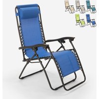 Klappstrand- Gartenliegestuhl mit Mehreren Positionen Zero Gravity Emily - Blau Klappstrand- Gartenliegestuhl mit Mehreren Positionen Zero Gravity Emily - Blau von BEACH AND GARDEN DESIGN