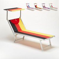 Santorini Europe Edition Sonnenliege Meer Strand Professionell aus Aluminium - Deutschland von BEACH AND GARDEN DESIGN