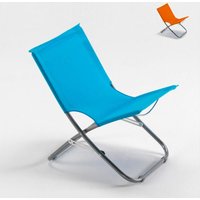 tragbarer leichter Klappstuhl Rodeo - Blau von BEACH AND GARDEN DESIGN