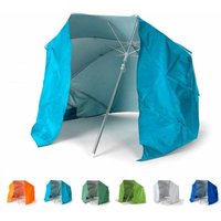 Sonnen Strandschirm Tragbar Leicht Alu Zelt Motorradfahrer 160 cm Piuma - Hellblau Sonnen Strandschirm Tragbar Leicht Alu Zelt Motorradfahrer 160 cm Piuma - Hellblau von BEACHLINE