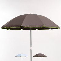 Sonnenschirm mit Neuen Farben Windschutz Schwer Baumwolle Roma Fluo Limited Edition - Braun von BEACHLINE