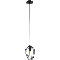 Gebraucht] Beacon Hängeleuchte Pendellampe Callam Schwarz Metall Käfigschirm ø 16 Cm E27 B-Ware von BEACON LIGHTING