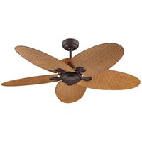 [NEUWERTIG] B-Ware Beacon Lighting Deckenventilator Fijian Ii Braun 132 Cm Leise Ventilator Lampe von BEACON