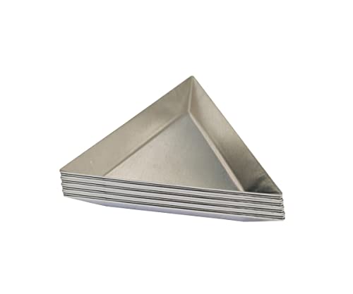 Dreieckige Aufbewahrungsschalen aus Aluminium, 12 Stück von The Beadsmith