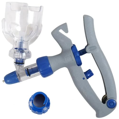 Autoinjektorspritze, Autoinjektorspritze Ziegenpistole, 5ml Viehpistole mit Flascheneinfügung für Ziegenschweinkuh Autoinjektorspritze, Autoinjektorspritze Ziegenpistole, 5ml Viehpistole mit Flascheneinfügung für Ziegenschweinkuh von BEAHING