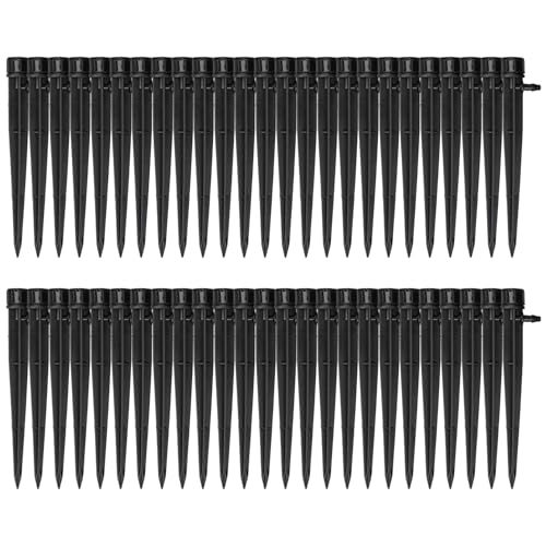 BEAHING Bewässerungsdripper, 50pcs Tropfbewässerungsemitter, 360 ° einstellbare 8 Löcher Dripper, Plastik -Tropflinie -Emitter für 4/7 -mm -Röhrchen -PE -Rohr, Garten, Rasen, Linie BEAHING Bewässerungsdripper, 50pcs Tropfbewässerungsemitter, 360 ° einstellbare 8 Löcher Dripper, Plastik -Tropflinie -Emitter für 4/7 -mm -Röhrchen -PE -Rohr, Garten, Rasen, Linie von BEAHING