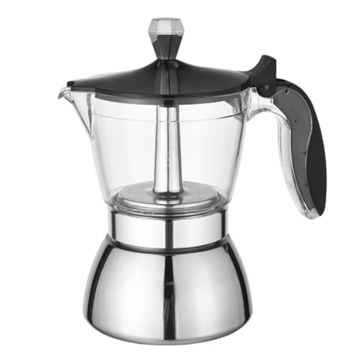 BEAHING Kaffeemaschine Herd, Mokka -Topf, 400 ml visueller Kaffeemaschine Herd mit Sicherheitsventil und Handle, abnehmbar für Zuhause BEAHING Kaffeemaschine Herd, Mokka -Topf, 400 ml visueller Kaffeemaschine Herd mit Sicherheitsventil und Handle, abnehmbar für Zuhause von BEAHING