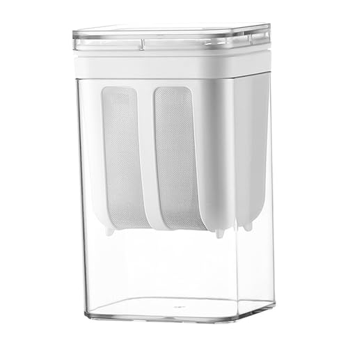 Griechischer Joghurtsieb, Joghurtsieb 1100 ml BPA-freier Käse mit feinem Netz und Deckel zur Herstellung dicker griechischer Sojabohnenmilch Griechischer Joghurtsieb, Joghurtsieb 1100 ml BPA-freier Käse mit feinem Netz und Deckel zur Herstellung dicker griechischer Sojabohnenmilch von BEAHING
