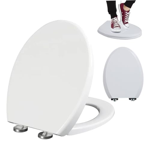 Schneller Release-Toilettensitz, weicher enger Toilettensitz, Plastik-V-Form-Deckel, einfach zu installieren und zu reinigen für Zuhause Schneller Release-Toilettensitz, weicher enger Toilettensitz, Plastik-V-Form-Deckel, einfach zu installieren und zu reinigen für Zuhause von BEAHING