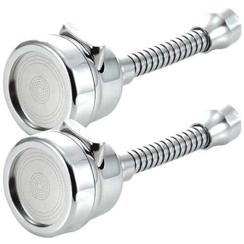 Sprühgerät Spüle, 2pcs Wasserhahn Sprühgerät, Anti Splash -Küchenspüle Wasserhahnkopf 3 für Wassersparen von BEAHING