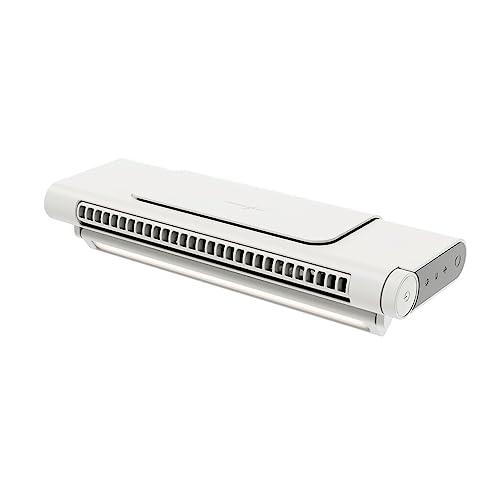 BEALIFE Computer Bildschirmventilator, hängende elektrische Ventilatoren, starker Wind, einstellbare Zerstäubung, blattloser Clip, Luftbefeuchter, Luftkühler für, Weiss von BEALIFE