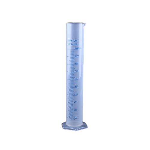 BEALIFE Messzylinder Messzylinder mit klarer Skala Messzylinder Flüssigkeitsprobenröhrchen, 1000ml von BEALIFE