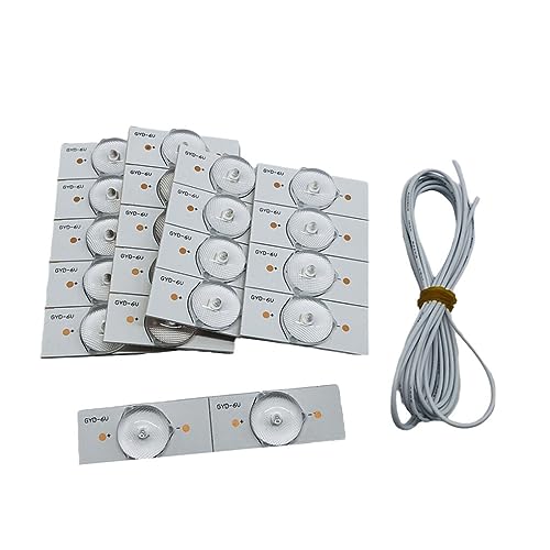 BEALIFE Praktische LED Lampe mit optischen Lichtperlen für mehrere Verwendungszwecke. Leuchtdioden ABS LED Lampenlicht. LED Licht, 6V 20PCS+Leitung von BEALIFE