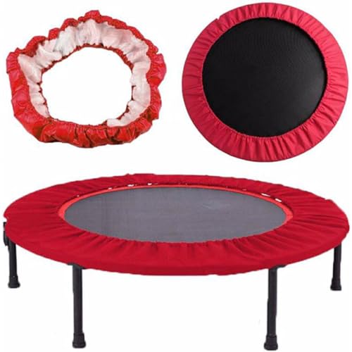 BEALIFE Robuste und langlebige Trampolin Schutzabdeckung. Einfache Installation und Entfernung. Leicht zu reinigende ABS Trampolin Federabdeckung, rot 5 Fuß von BEALIFE