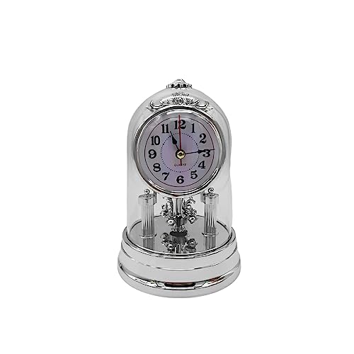 BEALIFE Tischuhr, Schreibtisch, Stoppuhr, Zeitgerät, dekorative Haushaltsaccessoires, Wohnzimmer, Heimbedarf, Harte Schale, Solidität, Silber von BEALIFE