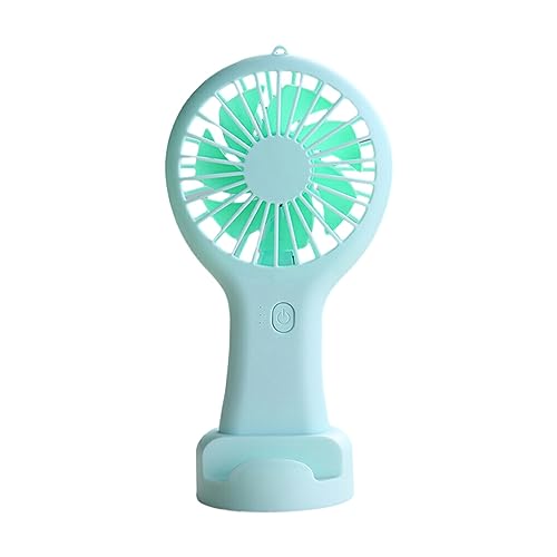 BEALIFE USB Ladeventilator tragbar – leicht und praktisch für den Sommer. Kunststoff, tragbarer USB Kleinventilator, Handheld Büro, Grün von BEALIFE