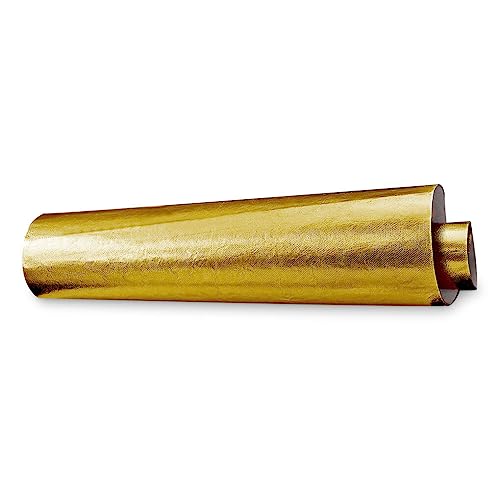 BEALIFE Wärmedämmfolie mit Selbstklebender Rückseite, aluminisiertes Fiberglas, universelle Mehrzweck Abdeckmatte, Hauben, Autoteile, golden60cm*120cm von BEALIFE