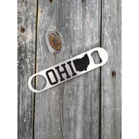 Edelstahl-Ohio-Flaschenöffner von BEARDEDWOODCRAFT