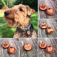 Personalisierter Holz-Haustieranhänger von BEARDEDWOODCRAFT