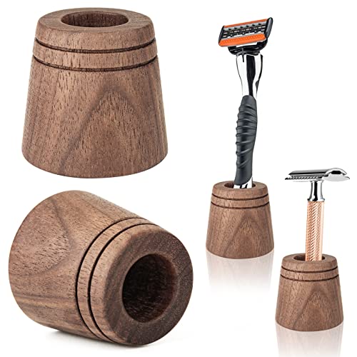 Rasiererhalter, Rasiererhalter, Rasierhobel, Ständer, Holz, 2 Stück von BEARUT