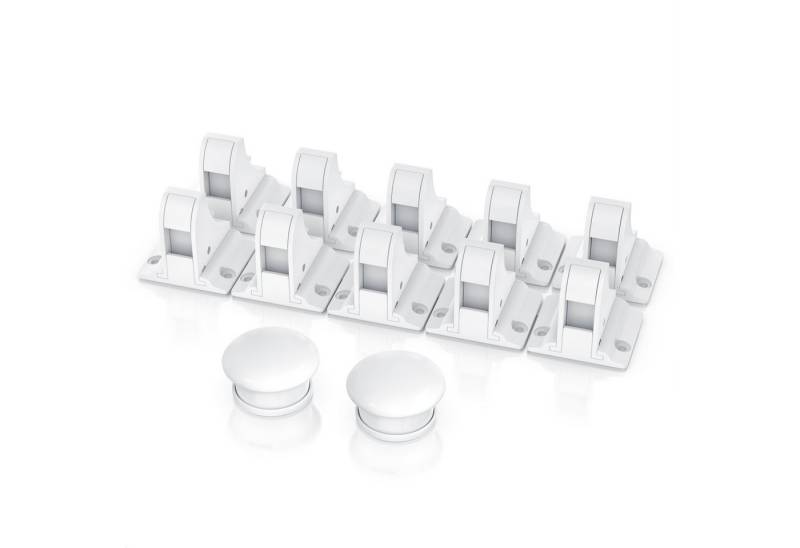 BEARWARE Kindersicherung Babysicherung Schrankschloss, Schranksicherung magnetisch 10 Schlösser, Magnet Schloss für Schrank und Schubladen, Bohren ohne Werkzeug von BEARWARE