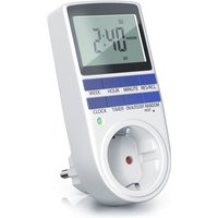 Bearware - Zeitschaltuhr digital - 2,1 LCD-Display 5,3 cm - 3680W - Digital-Zeitschaltuhr mit 10 konfigurierbaren Programmen - Back-Up Reserve-Akku von BEARWARE