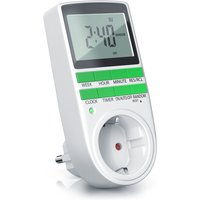 Bearware - Zeitschaltuhr digital - 2,1 LCD-Display 5,3 cm - 3680W - Digital-Zeitschaltuhr mit 10 konfigurierbaren Programmen - Back-Up Reserve-Akku von BEARWARE
