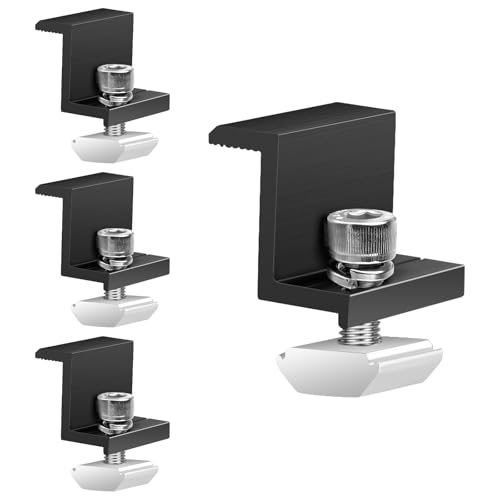 BEASAFY 4 Stück Solarmodul Halterung, 30mm Solarpanel Halterung Endklemme mit Schraubenschlüssel, Z Solar Halterung Randklemme für Flachdach Trapezdach Photovoltaik BEASAFY 4 Stück Solarmodul Halterung, 30mm Solarpanel Halterung Endklemme mit Schraubenschlüssel, Z Solar Halterung Randklemme für Flachdach Trapezdach Photovoltaik von BEASAFY