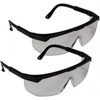 2er Set Vollsicht Arbeitsbrille Augen Schutzbrille farblos klar transparent Vollsichtbrille von BEAST