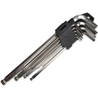 Innensechskant Schlüsselsatz 9 teilig lange Ausführung mit Kugelkopf von BEAST