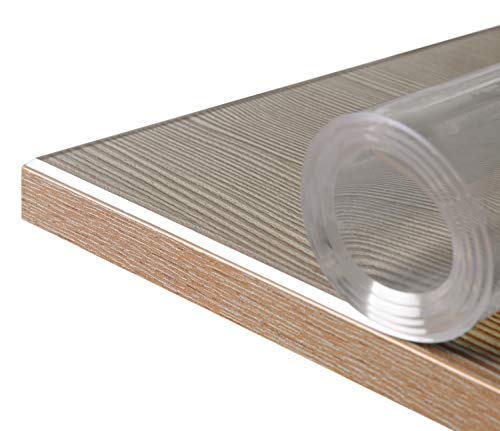 BEAUTEX Glasklar Folie 2 mm + abgeschrägte Kante, transparente Tischdecke Tischschutz, Made in Germany, Wunschmaß, Größe wählbar (Breite 100 cm x Länge: 260 cm) von BEAUTEX