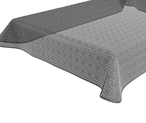 BEAUTEX Tokio Weichschaum Tischdecke mit Paspelband, Garten, Balkon, Terrasse, Camping - Größe und Farbe wählbar - Oval 140x180 cm, Anthrazit BEAUTEX Tokio Weichschaum Tischdecke mit Paspelband, Garten, Balkon, Terrasse, Camping - Größe und Farbe wählbar - Oval 140x180 cm, Anthrazit von BEAUTEX