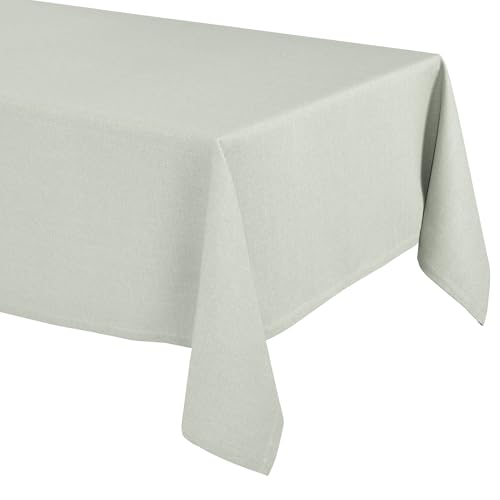 Elegante Tischdecke mit natürlicher Leinenoptik, Lina Tischdecke und Tischläufer, Größe und Farbe wählbar (Eckig 40x200 cm, Salbeibeige) von BEAUTEX