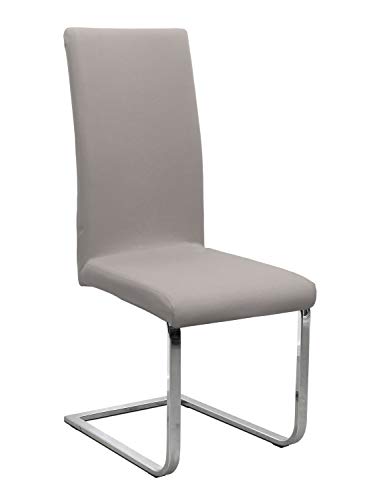 Stuhlhusse Jersey, elastische Stretch Husse Baumwolle Bi-Elastic, Farbe wählbar, Stein von BEAUTEX